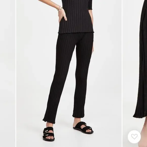 Simon Miller Black Rib Pants - Picture 4 of 4